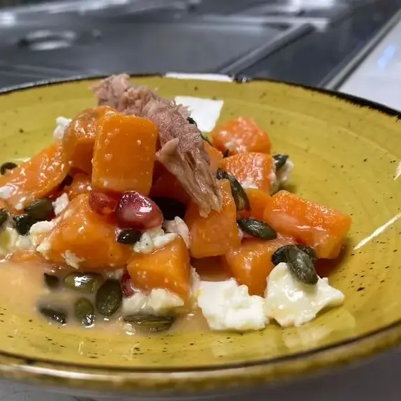 Ensalada de boniato, atún y limón (150gr.)