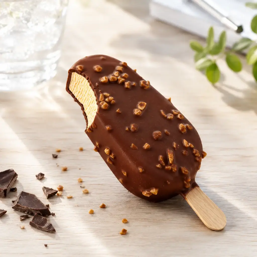 Helado de cremoso almendrado